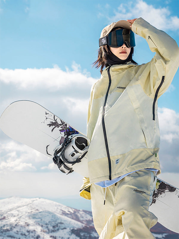 jon snow snowboard John Nordic Adventurer All-Weather Unisex Freestyle Snow Suit, Black XL, 24/25 New Mountain Oversize Baggy Jacket & Pants adjustable snow guard Thank You Snowboarding See