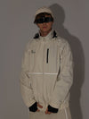 Men's Air Pose Neon Reflective Stripe Snow Jacket