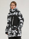 Men's Gsou Snow Powder Search Colorblock 2 Way Zipper Snow Jacket