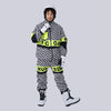 Dawnski Women's Street Style Plaid Snow Suits