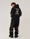 Women's Air Pose Mountain Breaker Stripe Cargo Snow Jacket & Pants