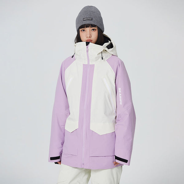 Women's Searipe SnowMaster Color Block Mountain Snowboard Jacket