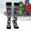 Girl & Boy Nandn Cute Pattern Unisex Ski & Snowboard Socks