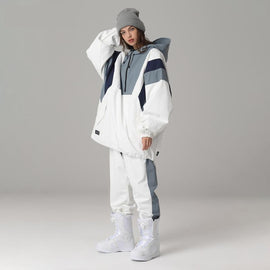 Women's Searipe Unisex Snow Addict Street Fashion Outdoor Jacket & Pants Set