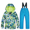 Boys Mountain Snow Breaker Waterproof Ski / Snowboard Winter Suits