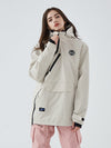 Women's Air Pose Oblique Zipper Insulated Snow Jacket