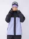 Women's Dawnski Alpine Ranger Colorblock Hooded Snowboard Jacket