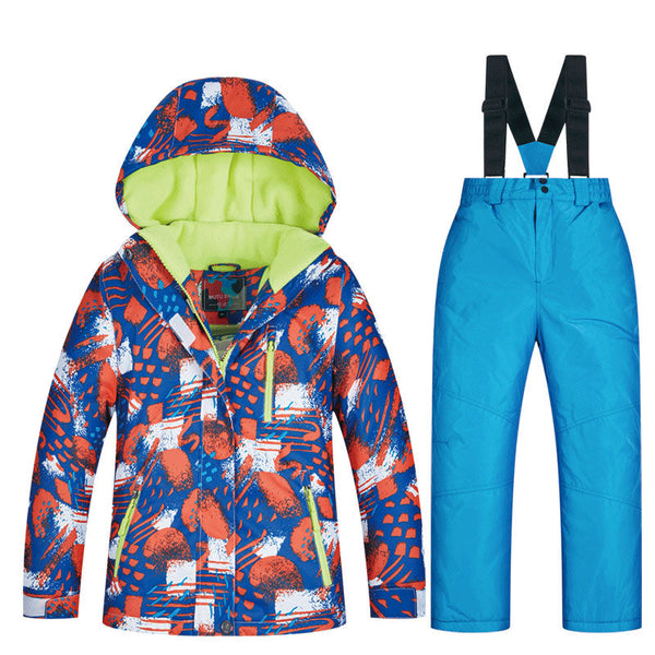 Boys Mountain Snow Powder Waterproof Ski / Snowboard Winter Suits