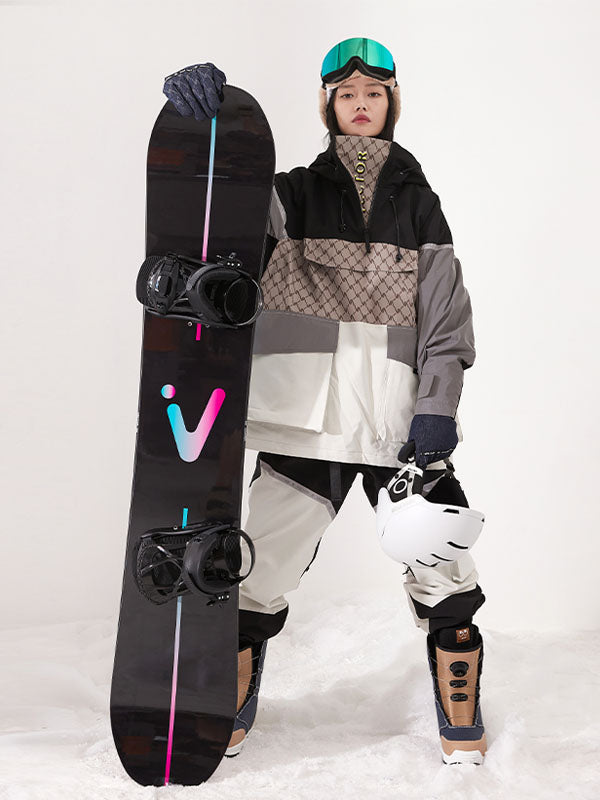 Women's Vector Unisex Reflective Colorful Winter Anorak Snowboard Jacket
