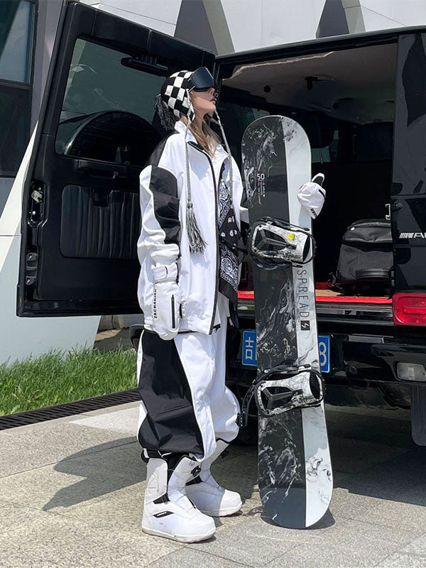 Men's North White Mountain Defender Two Piece Snowsuit Ski Jumpsuit