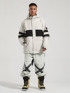 Men's Gsou Snow Light Zone Stripe Two Piece Snowsuit