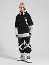 Women's Gsou Snow Glowing Snowboard Jacket & Pants Sets
