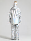 Women's Gsou Snow Neon Holographic Cargo Snow Jacket & Pants Sets