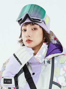 Women's Vector Unisex Colorful Winter Snow Gloves