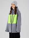 Women's Searipe Independent Colorblock Windbreaker Snow Jacket