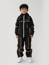 Kid's Air Pose Mountain Breaker Stripe Cargo Snow Jacket & Pants