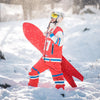 Women's PINGUP Icy Hockey Dope Style One Piece Snowboard Suits