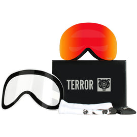 Unisex Terror Snow Conqueror Ski Snowboard Goggles / 1 Spare Lens